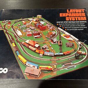 VINTAGE 1977 TYCO MODEL TRAIN RAILROAD LAYOUT EXPANDER SYSTEM MANUAL